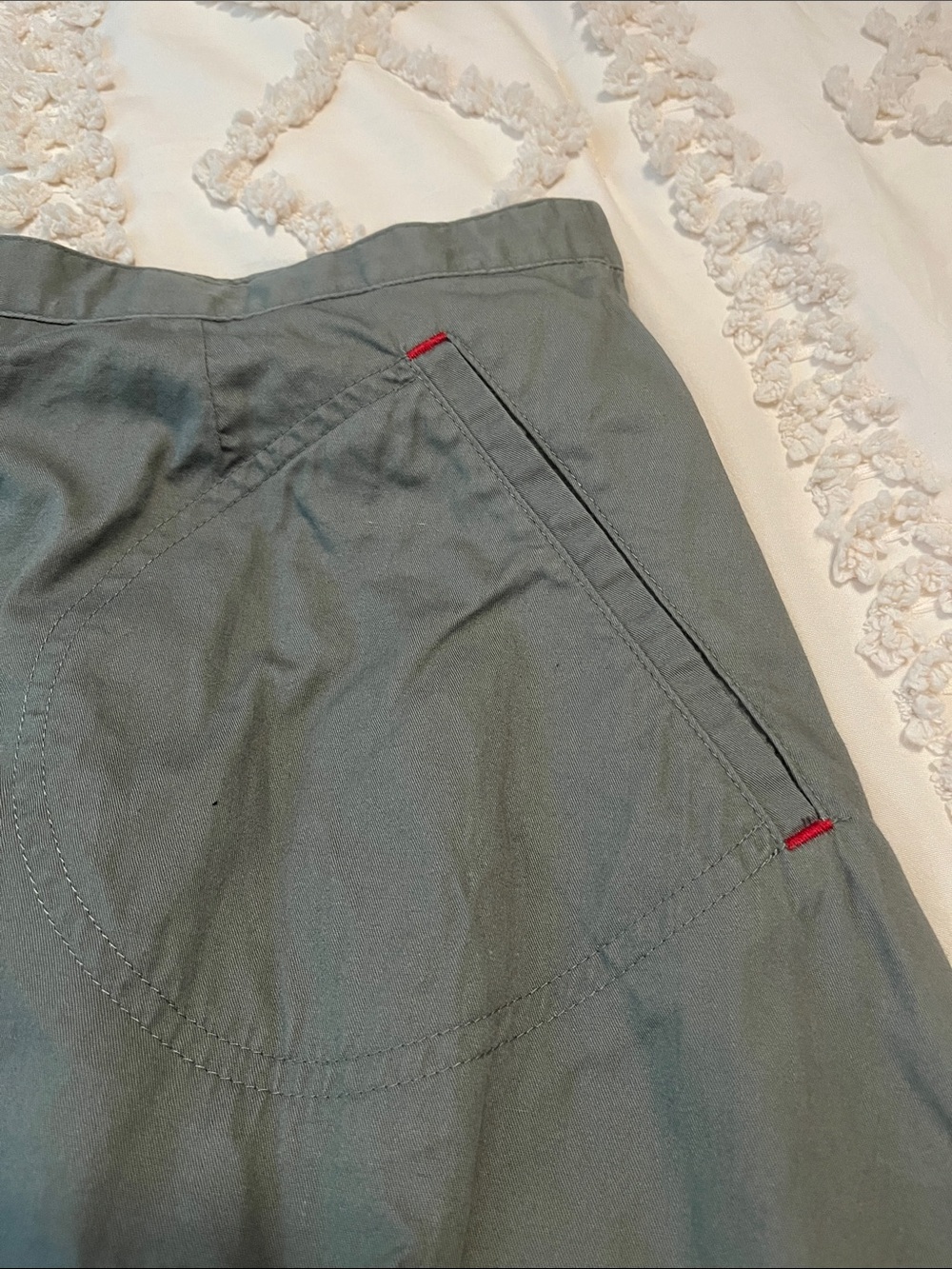 Everyday Olive A-Line Women's Skirt - Picture 3 of 3